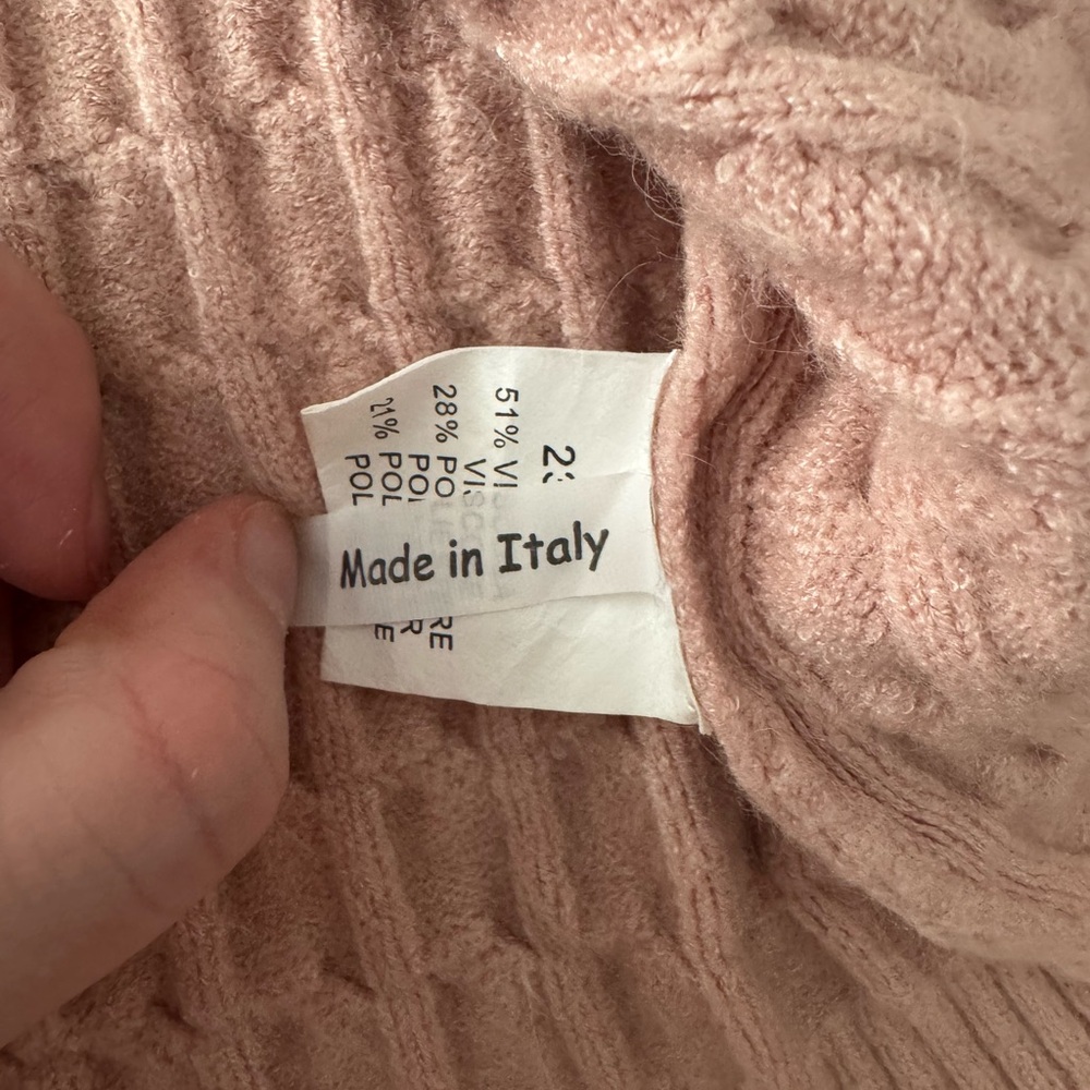 Chic Long Sleeve Knit Dress in Soft Pink - Picture 3 of 13